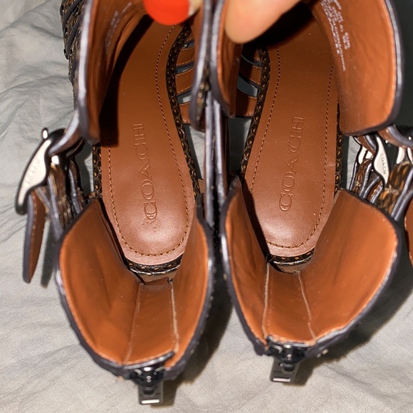 Coach Phoebe CutOut Bootie in Snakeskin - Picture 5 of 14